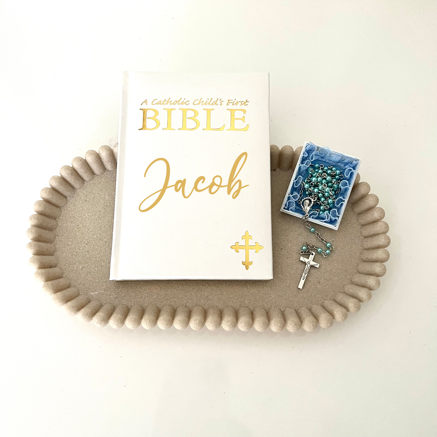 Catholic Child's First Bible - Personalised Name