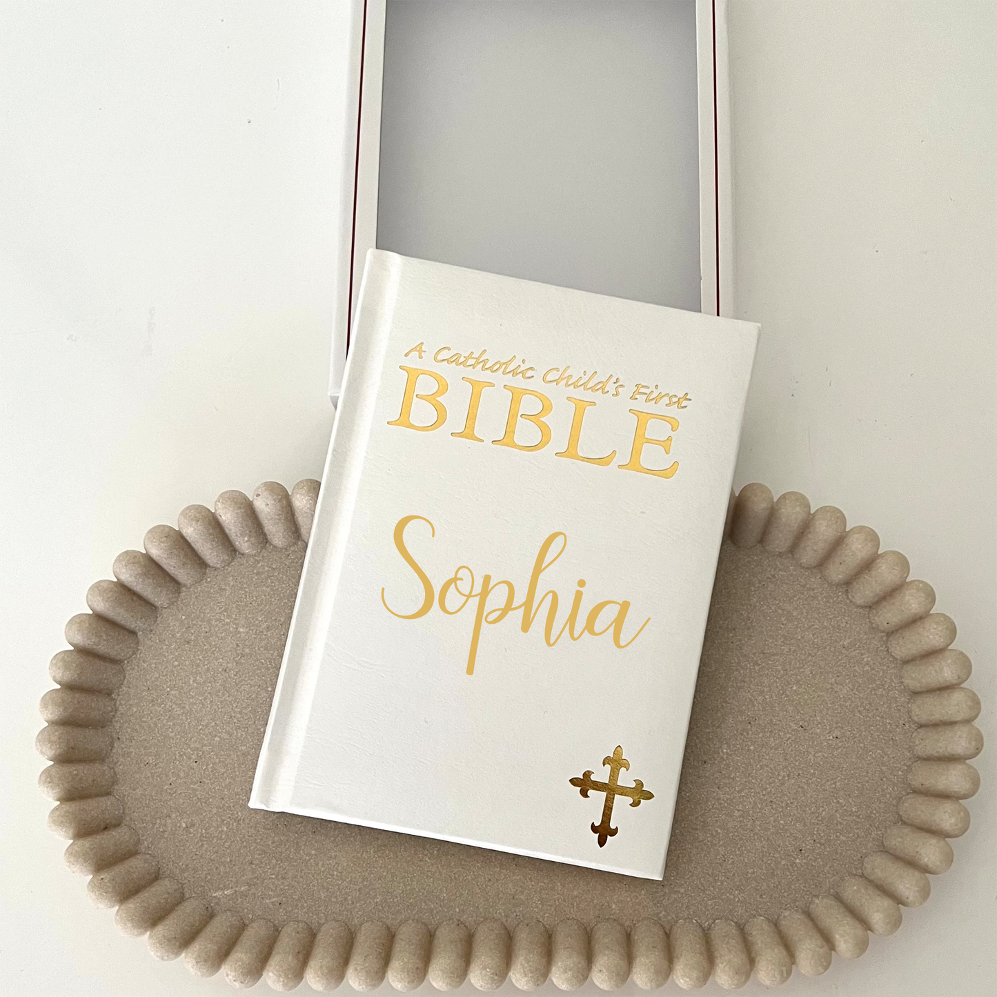 Catholic Child's First Bible - Personalised Name