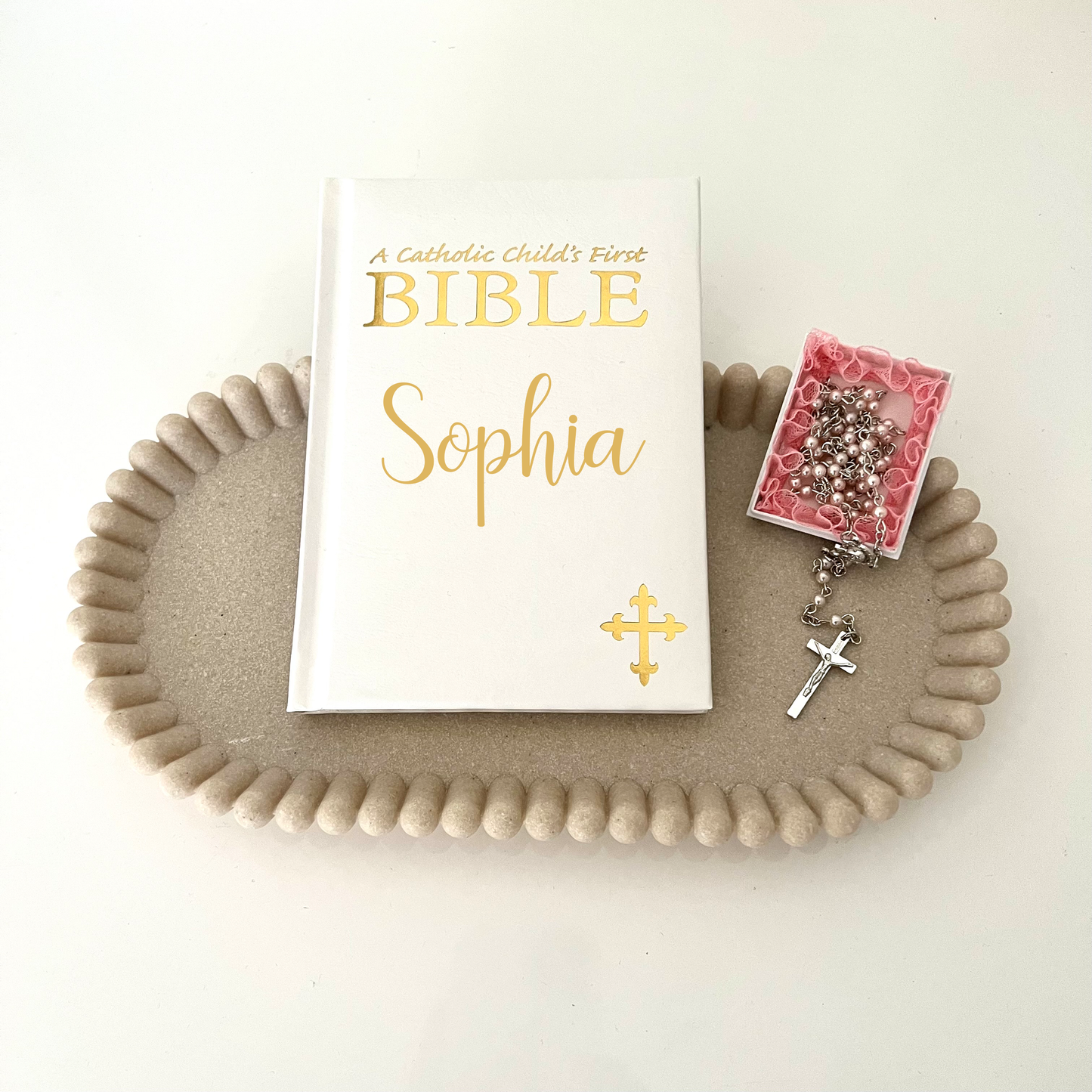 Catholic Child's First Bible - Personalised Name