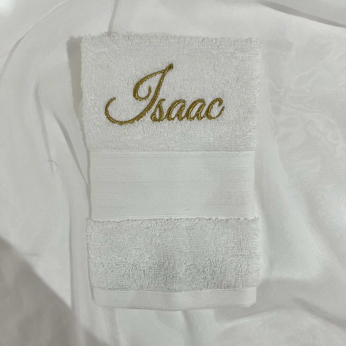 Embroidered hand towel